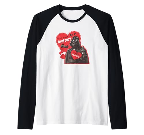 T-shirt baseball Star Wars Darth Vader imprimé manches raglan homme femme style rétro