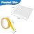 U0U Window Insulation Kit,47in x 63in Indoor Plastic Window Insulation Kit with Double Sided Tape,Window Plastic Transparent Film for Winter Keep Cold Out (1pcs 47*63in)