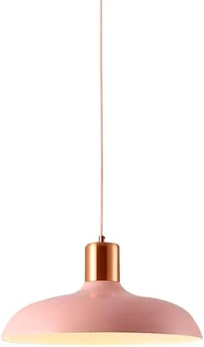 Miniatura 6 de Candelabro nórdico para comedor, moderno estilo macarrón, iluminación colgante de techo con pantalla de metal industrial grande para cocina, isla,