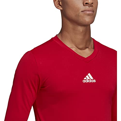 Adidas Mens Team Base Tee Team Power Red Large #TOP3