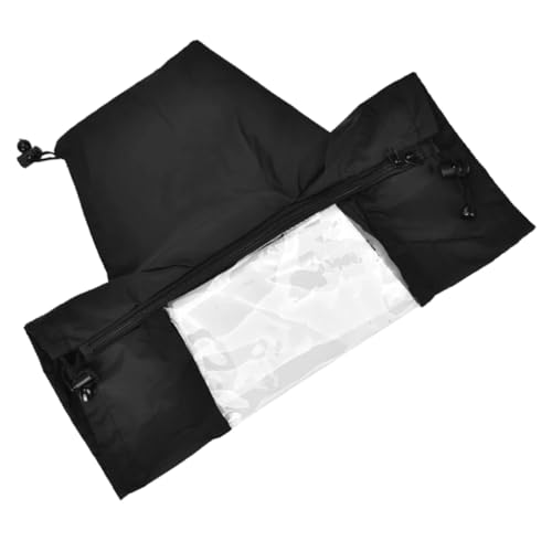 Cubierta para cámara negra de poliéster y PVC impermeable compatible con trípode para exterior
