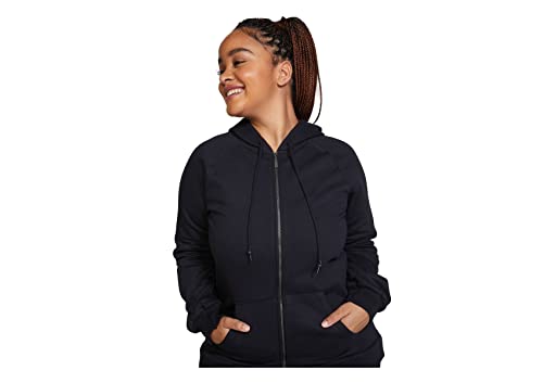 Jaqueta Básica Feminina De Moletom Oversized Com Ziper