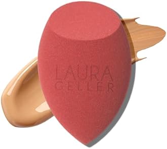 LAURA GELLER NEW YORK Full Face Blending Sponge, Easy Makeup Blender for Foundation & Concealer, Latex-Free for Sensitive Skin