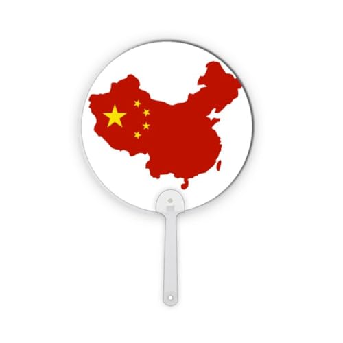 Carte de la Chine drapeau solution décoration légère plastique rond