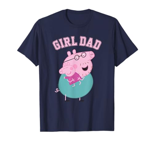Image of Peppa Pig Daddy Pig Girl Dad T-Shirt