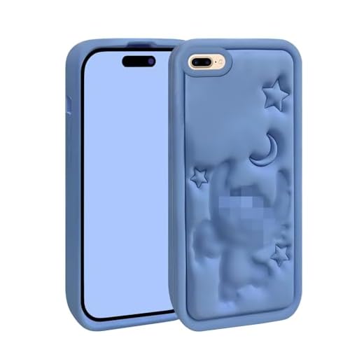 Conpatible With iPhone 8 Plus/7 Plus/6S Plus /6 Plus Case, Cool Cute 3D Cartoon Soft Silicone Animal Shockproof Protector Boys Gifts Cover Housing Skin Shell for iPhone 6S Plus/7 Plus/8 Plus