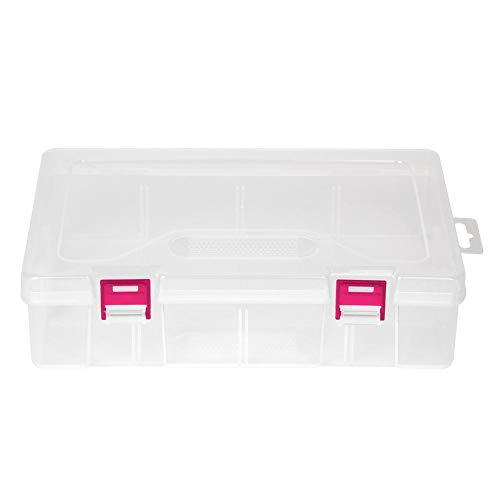 Non-Toxic Storage Case, Desktop Organizer, for Student Office(Red button)