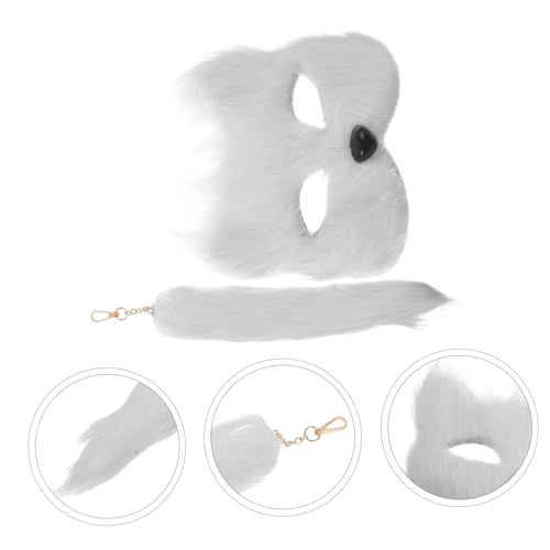 Masque et queue de renard Healvian aux finitions soignées pour costume