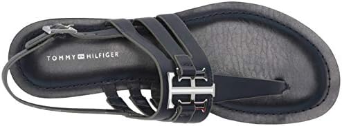 Tommy Hilfiger Women's TWSHERLIE Flat Sandal, Navy409, 10 | Image 4
