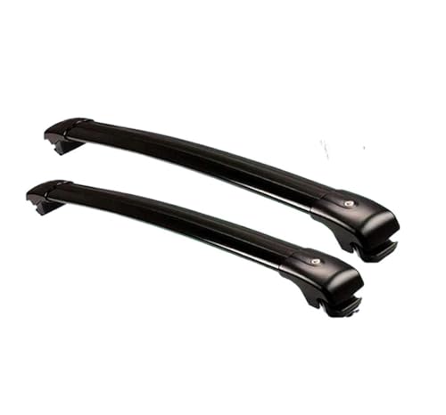 Barras de techo para Cayenne viaja con equipaje superior en aluminio negro