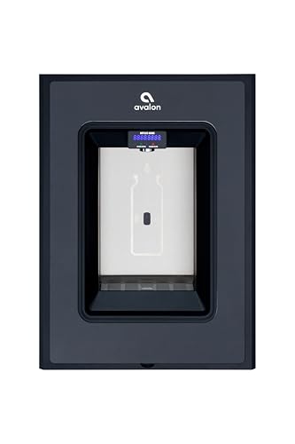 Image of Avalon in-Wall Bottle Filler, Sensor Dispensing, Self Cleaning, Digital Bottle Counter Display, Dual Filtration, WiFi Enabled, High Capacity Cooling, Black