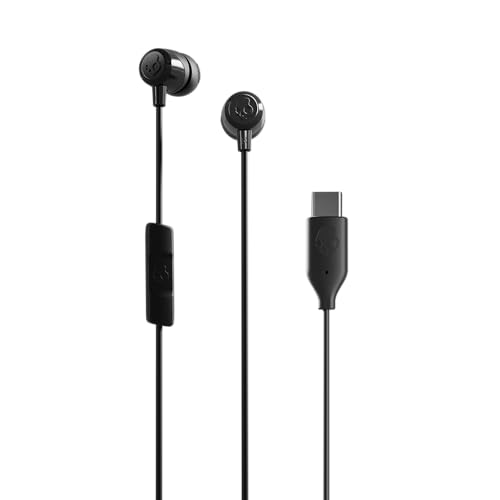 Skullcandy Jib USB-C Wired Earbuds with Noise Isolation, Inline Microphone Call and Track Control...