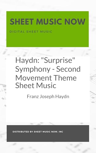 Haydn: "Surprise" Symphony - Second Movement Theme Sheet Music