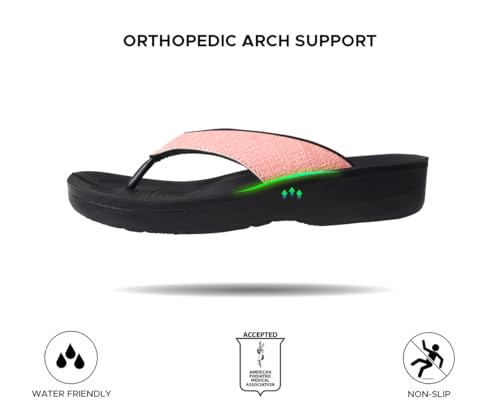 Image of AEROTHOTIC Comfortable Arch Support Flip Flops for Women Orthotic Sandals