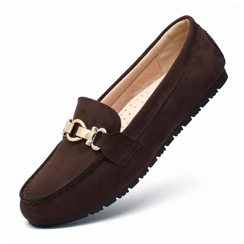 Image of Cvistpieo Loafers for Women Business Casual Shoes Comfortable & Lightweight Penny Loafers Slip On Work Flats