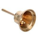 Matériau robuste et élégant : Fabriquée en cuivre solide, cette cloche à main allie résistance et esthétique raffinée, une durabilité adaptée à usage intérieur comme extérieur, tout en valorisant la décoration avec son style traditionnel