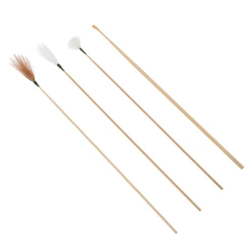 ORFOFE Bamboo Ear Cleaning Kit Earwax Removal Tool Set for Adults Ear Cleaning Device and Ear Spoon Easy to Use and Carry