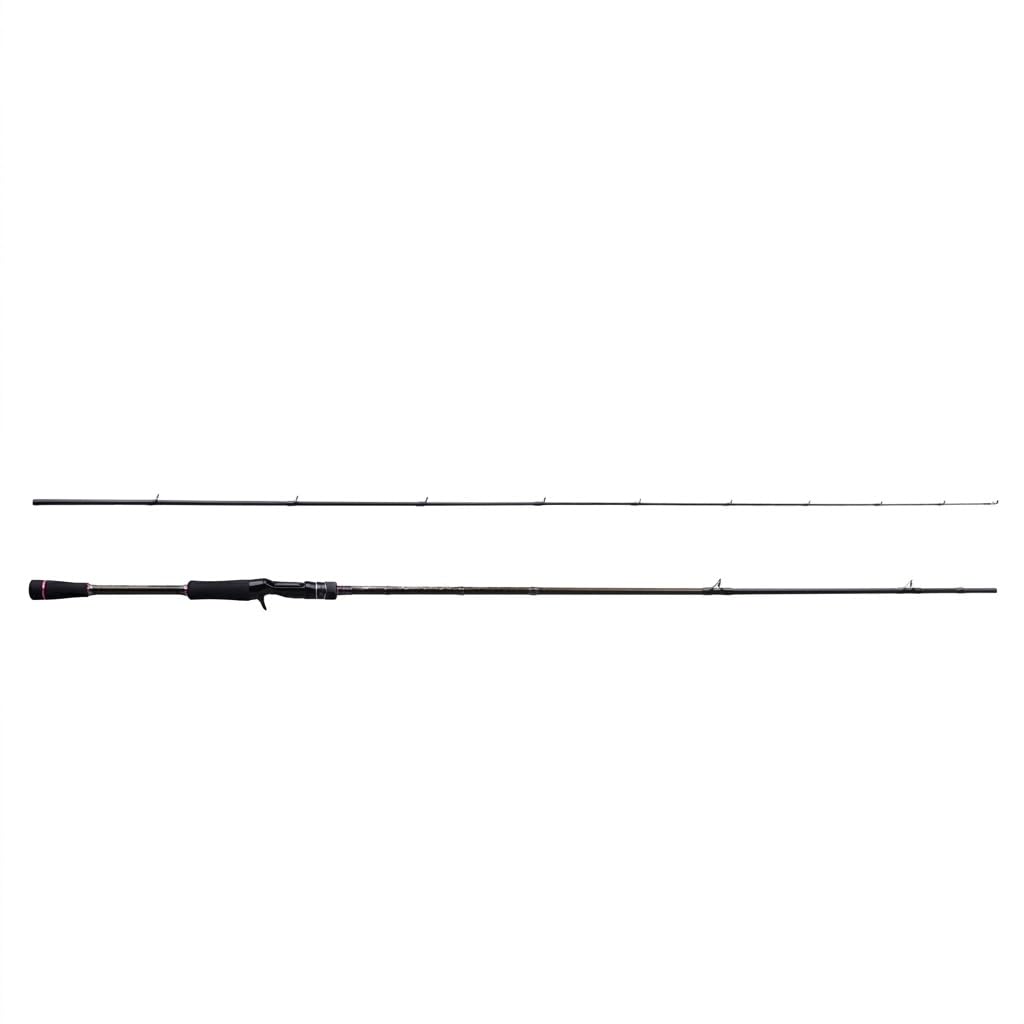 Caña de Pesca Casting Carbono 2,58 m Acción Rápida MH Fuji Anillas y Portacarretes para Mar Río Lago Señuelos Ligeros SAC862MH