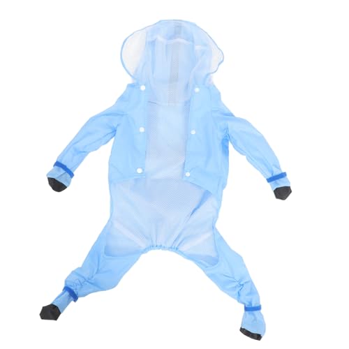 Hohopeti Rain Jacket for Poncho Raincoat Waterproof Pet Rainwear Rain Boots Stylish Comfortable