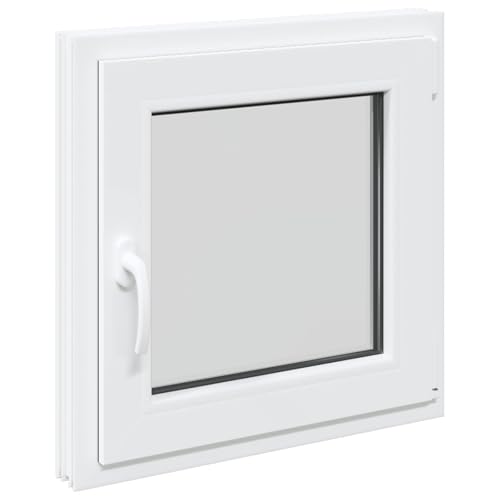 Châssis de fenêtre de sous-sol RISOR 50x50 en verre PVC isolant