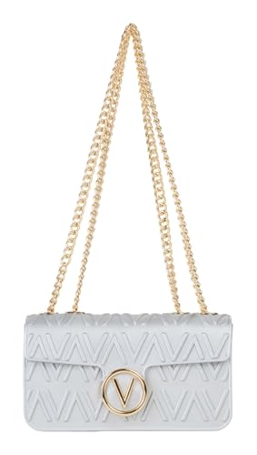 Valentino bolso bandolera bolso de hombro Bubble Flap Bag Argento plateado