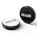 GSE Games & Sports Expert Double-Sided Casino Grade Acrylic Poker Dealer Puck Button, 3 Inch Diameter