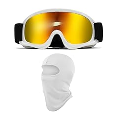 White Frame Golden Lens