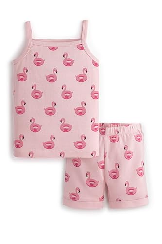 monica + andy Toddler Organic Spaghetti Tank Two-Piece Pajama Set