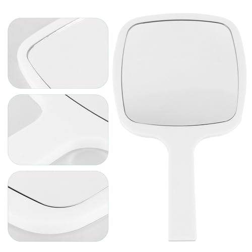 Espejo de maquillaje portátil ibasenice blanco miniatura 7