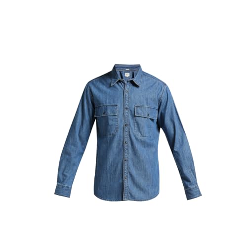 Image of Pepe Jeans Men's Cotton Solid Regular Fit Shirt