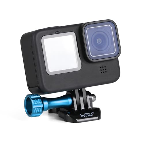 Image of Multi-Color Aluminum Thumbscrew Set Thumbscrew Kit 3-PCS+Wrench for Gopro Hero4 /3 /3+ /2 /1,gopro Hero 5 Black, and SJ4000, SJ5000, SJ7000, and Xiaomi YI Cameras-Blue by HSU