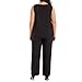 Women's Plus Size Wedding Pant Suits for Mother of The Groom Bride Evening Formal 3 Piece Set Party Outfit Black