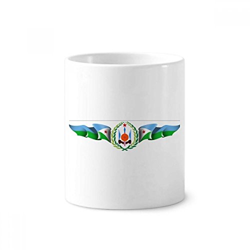 Tasse Djibouti symbole pays cadeau idéal 350ml en céramique blanche pour proches et collègues