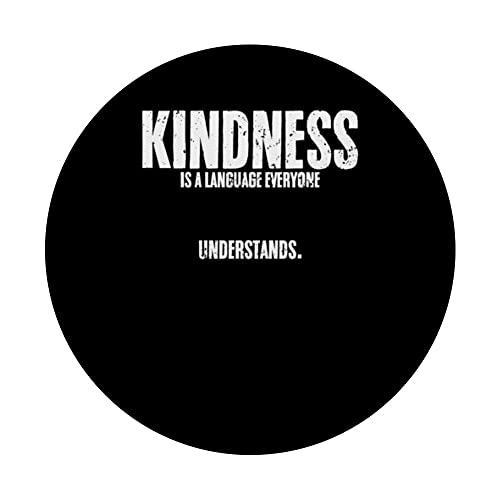 Cool Kindness Is A Language Everyone Understands Veterinary PopSockets Swappable PopGrip, Black - Image 3