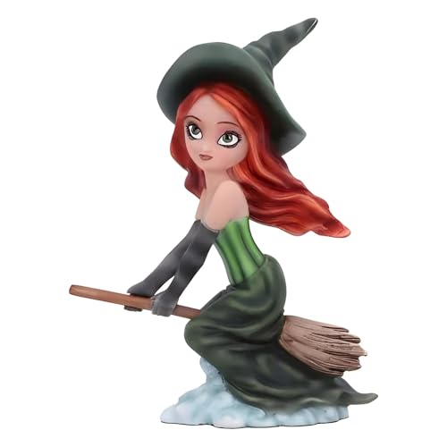 Nemesis Now Willow Witch-Figura Decorativa (16 cm), Color Verde, Resina