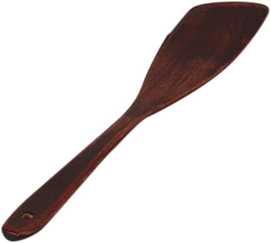 Set of 3 Ladles, Wood, Spatula, Brown (FB-8875B) [2.4 x 11.8 inches (6 x 30 cm), Imported Product, Restaurant, Commercial Use, Tableware, Tableware