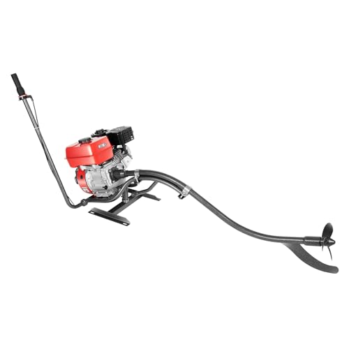 YUASDUU 7.5HP 4Stroke Outboard Motor 212CC 3600RPM Gasoline Fishing Boat Long Tail Mud Motor Kit with Water Cooling & TCI System Boat Outboard Motor Bracket for Fishing Inflatable Boats