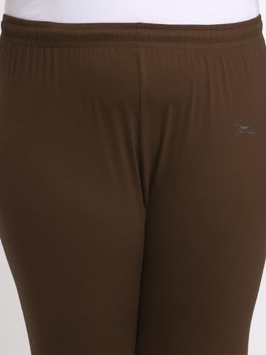 Image of Soft Cotton Ankle Lenght Solid Regular and Plus 35 Colours Leggings for Womens and Girls (Sizes :- M to 6XL)