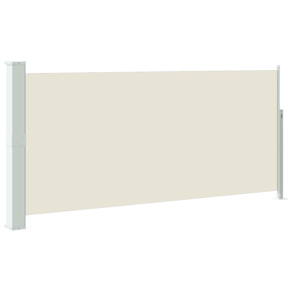 Myheimly Ausziehbare Seitenmarkise 140x300 cm Creme