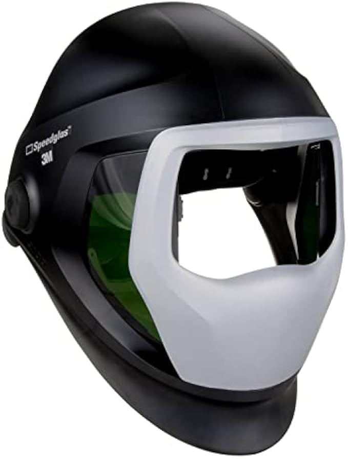 3M Speedglas 9100 Welding Helmet 06-0300-51SW, with SideWindows, Headband and Silver Front Panel Medium