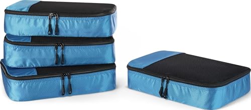 Amazon Essentials 4-Piece Packing Cubes Travel...