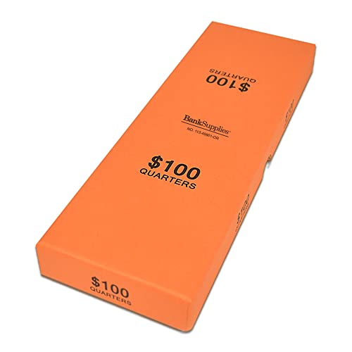 Caja Decorativa Rolled Coin Storage Naranja 100 Capacidad miniatura 1