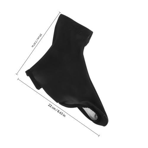 Cubiertas térmicas para calzado BESPORTBLE, 1 par, negras, tamaño 22x19 cm, para ciclismo y actividades al aire libre en invierno miniatura 2
