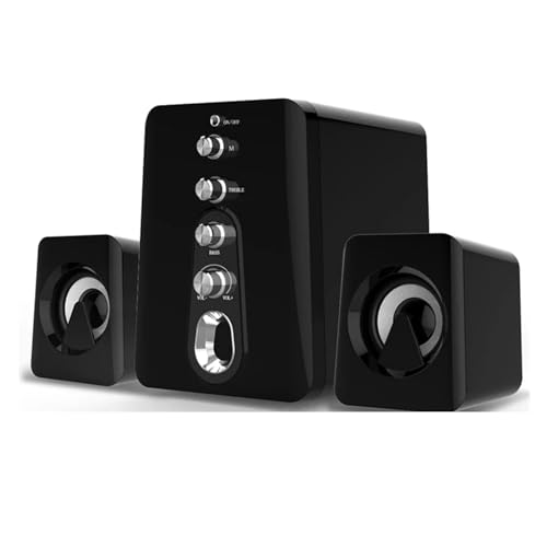 Altavoces para ordenador en tu boombox de escritorio para cine en casa azul