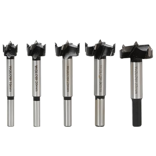 Forstner Bit Set 5-Piece for Woodworking