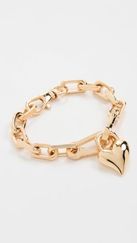 JENNY BIRD Women's Padlock Heart Chain Bracelet, High Polish Gold, One Size2