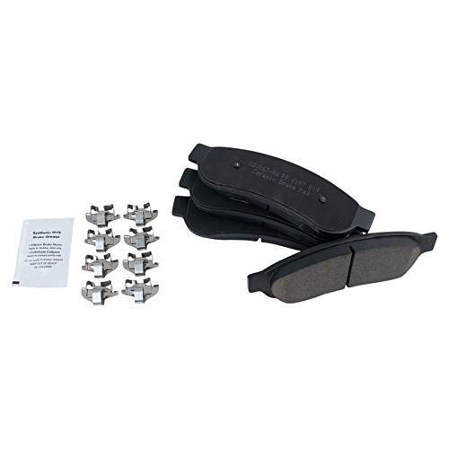 Image of TRQ Rear Performance Brake Pad & Rotor Kit, with Chemical Kit Ceramic Premium G-Coated Compatible with 2008-2012 Ford F-250 Super Duty F-350 Super Duty