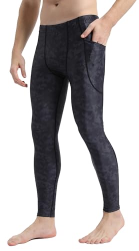 UPF 50+ Men's Surfing Leggings Sun Protection Swimming Pants(6011camouflage-XL)