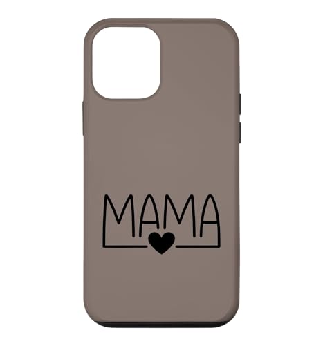 Mama Heart Line Drawing Minimalist - �g�[�v �X�}�z�P�[�X iPhone 12 mini �p