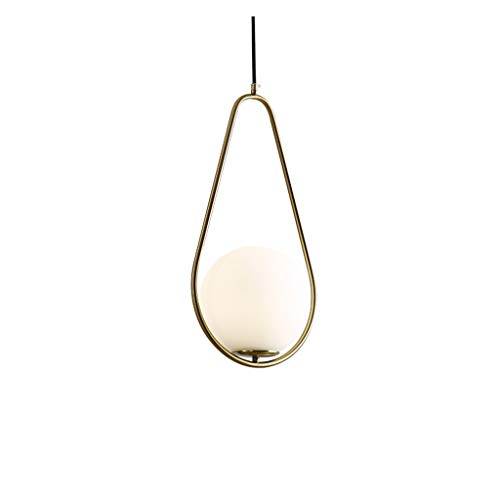 Kreative Nordic Schlafzimmer Nacht Kronleuchter, Glaskugel Raumlampe Wohn-, Esszimmer Gang Lampe Balkon Bar Dekoration LED Pendelleuchte Cover